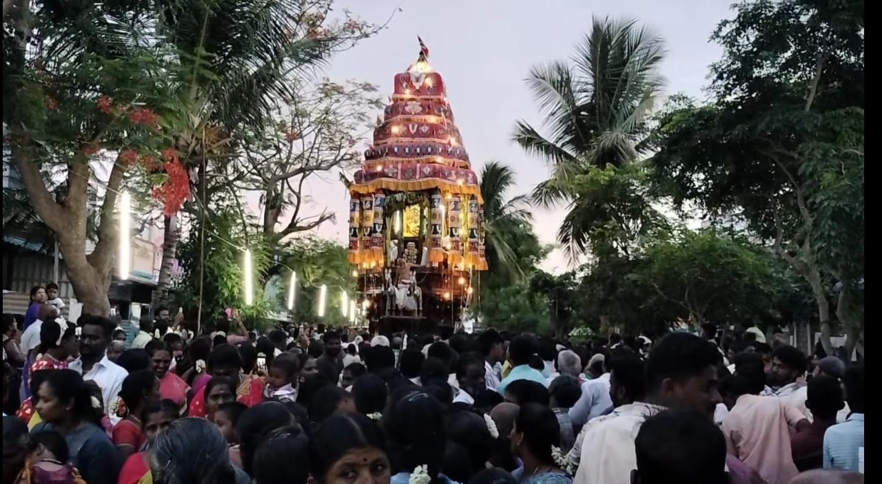 சித்திரைத் தேரோட்டம் நிறைவு..! பக்தர்கள் பரவசம்..!