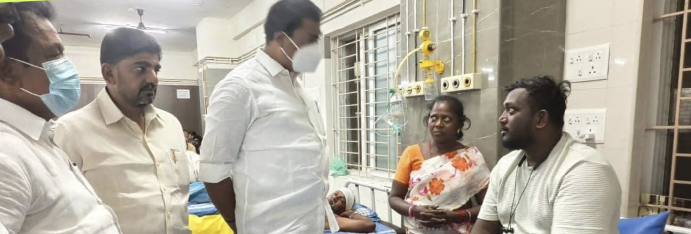 நலம் விசாரித்த  ஐ.பி.எஸ்,,