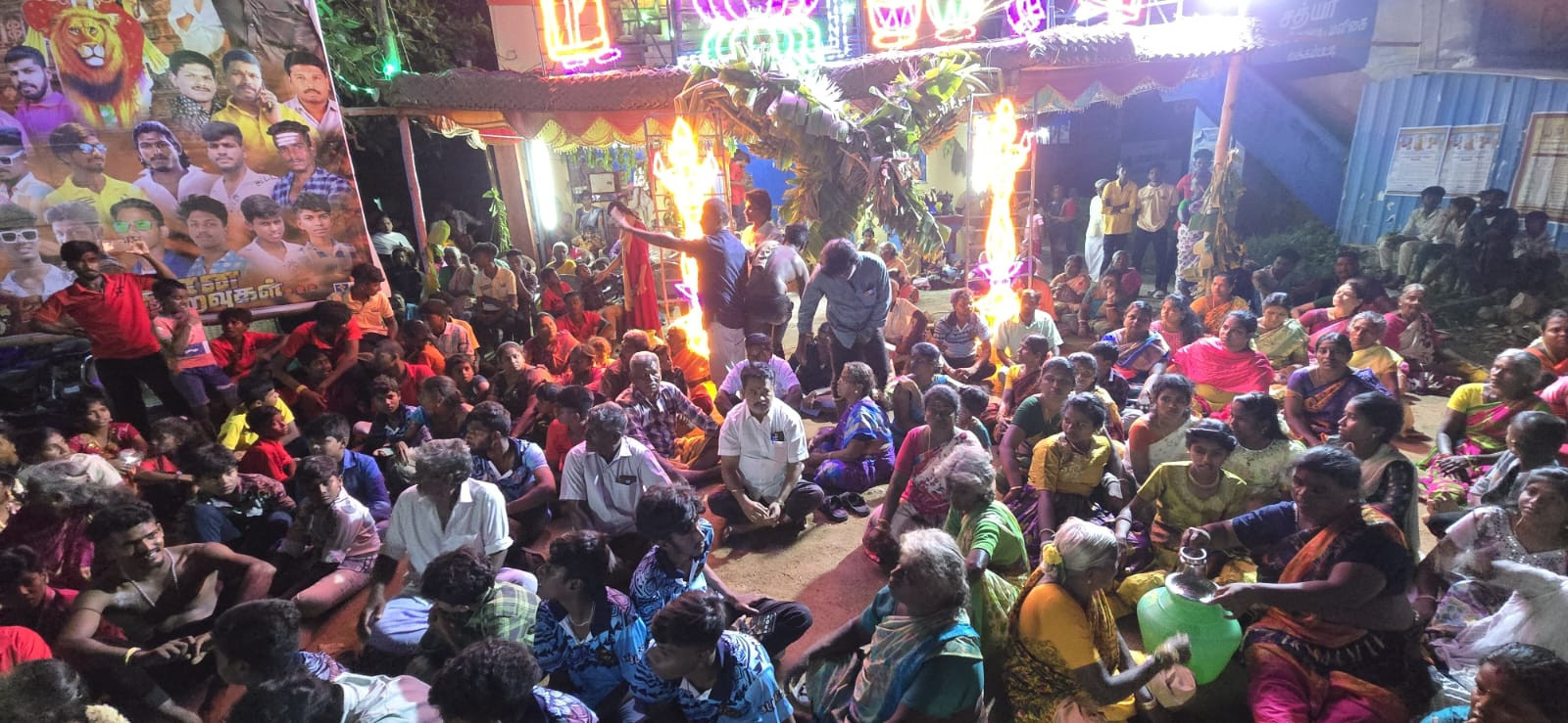 காளியம்மன் கோயில் திருவிழா தகராறு...! திடீர் சாலை மறியல்...!