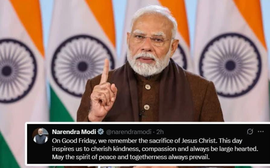 இயேசு கிறிஸ்துவைப் போன்று பரந்த மனப்பான்மை....! பிரதமர் மோடி...! 
