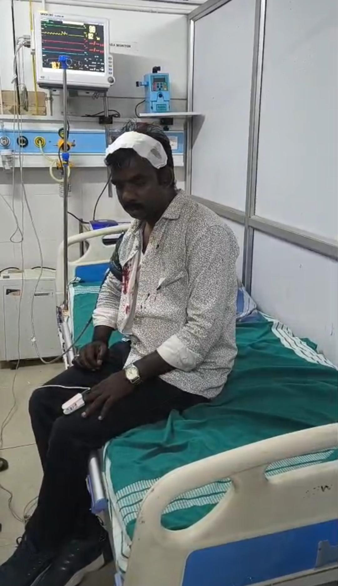 செய்தியாளர் மீது கொடூரமாக தாக்கிய பயங்கர அதிர்ச்சி சம்பவம் !  கடும் கண்டனம் !! 