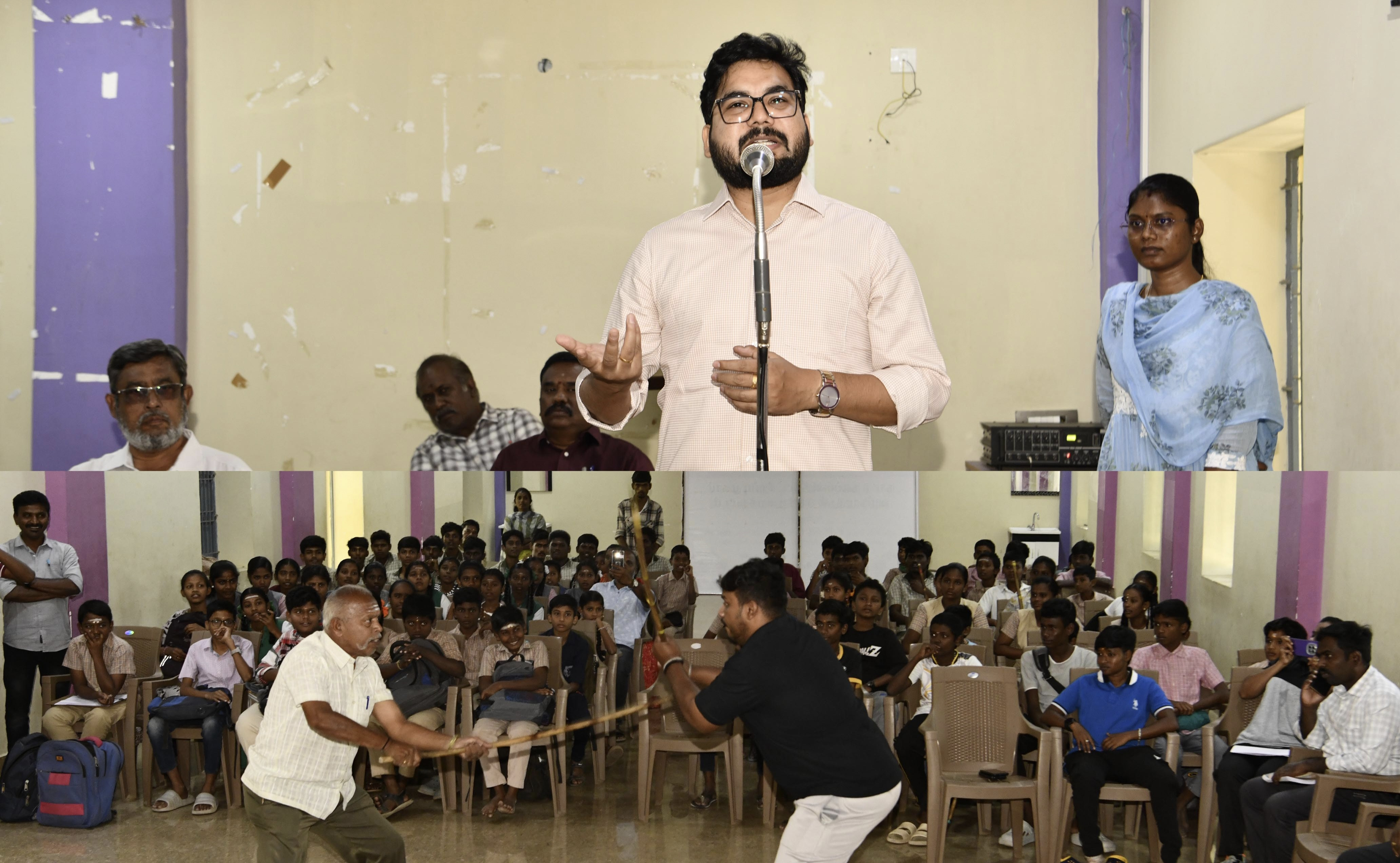 தேனியில் பள்ளி மாணவர்களுக்கு குளிர்கால சிறப்பு பயிற்சி முகாம் துவக்கம்...!!!