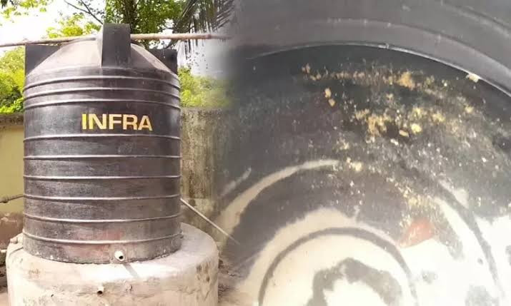 பள்ளி குடிநீர் தொட்டியில் மலம்...! மர்ம நபர்கள் அட்டூழியம் என புகார்...!