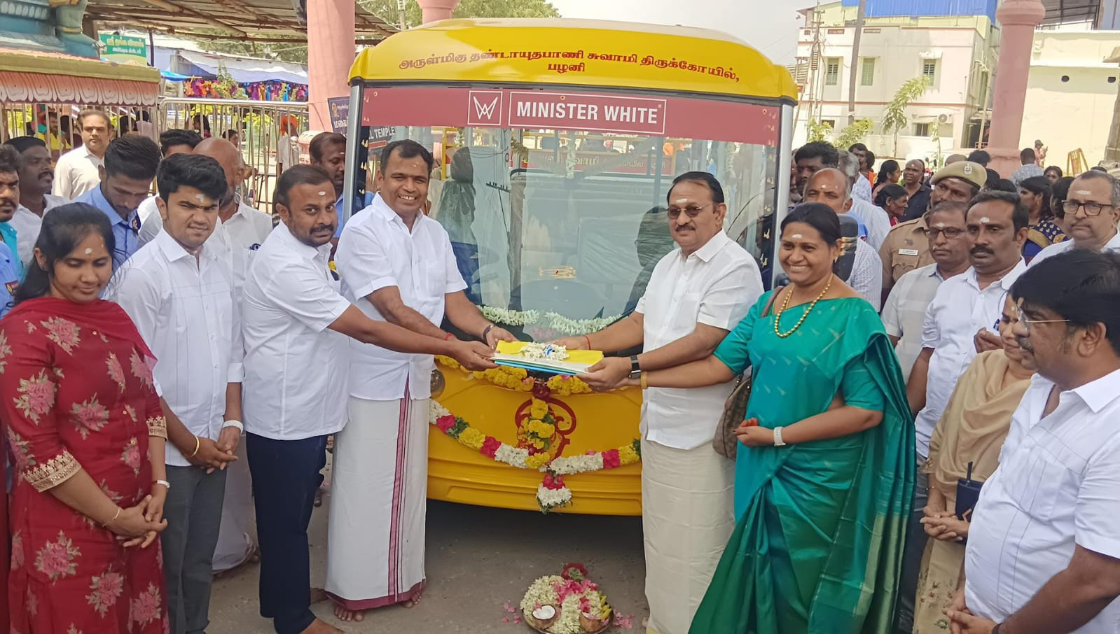 கிரிவலப் பாதையில் புதிய பேட்டரி கார் சேவை துவக்கம்.....!!! மக்கள் வரவேற்பு.....!!!