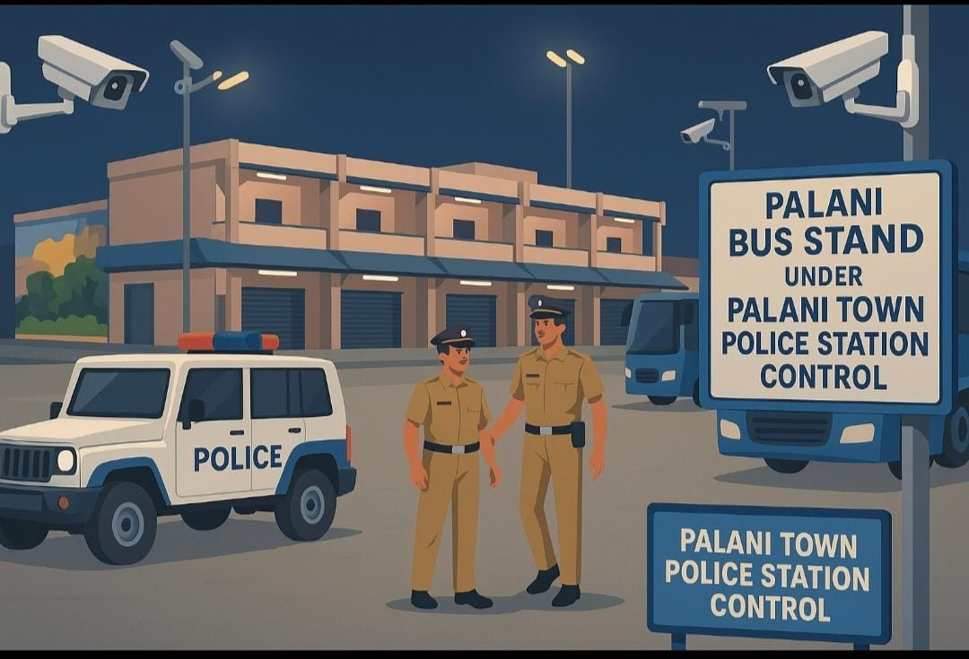 பழனி பஸ் ஸ்டாண்டில் போலீசாரின் அதிரடி..!!!