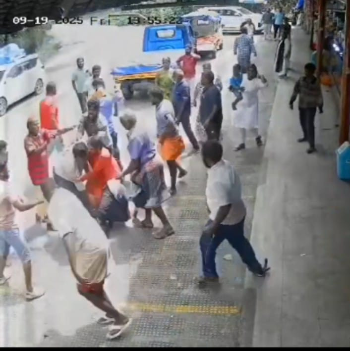 கொடைக்கானலில் மோதல்...! இரு வியாபாரிகள் இடையே கைகலப்பு...!