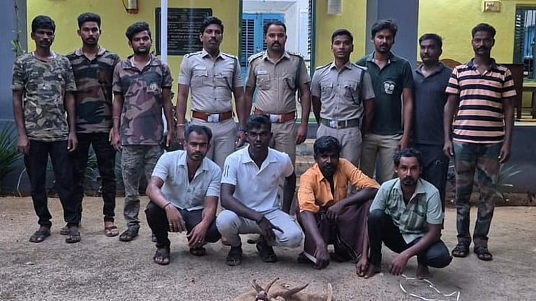 சினிமாவை மிஞ்சிய 'சேசிங்'...! வனத்துறையின் அதிரடி கைது...! 