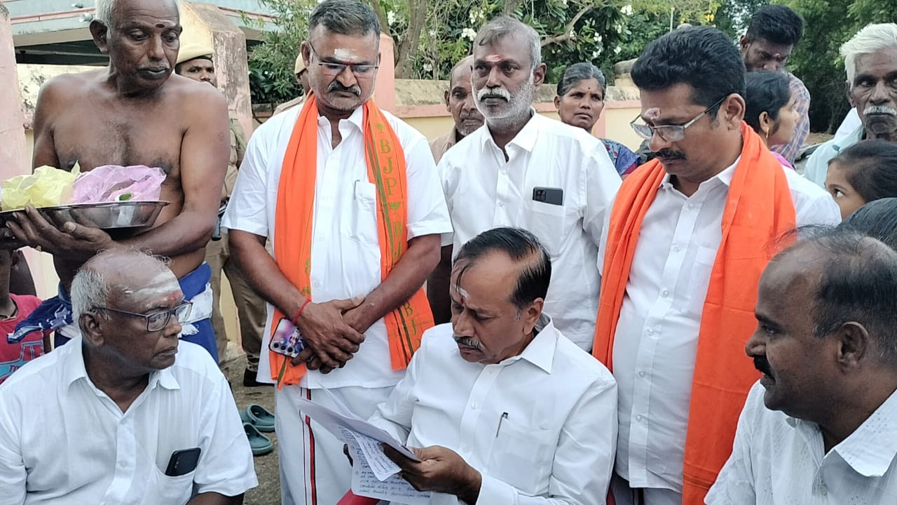 முதலமைச்சர் அலுவலக தூண்டுதலால் அபகரிக்க முயற்சி..! எச். ராஜா காட்டம்..!