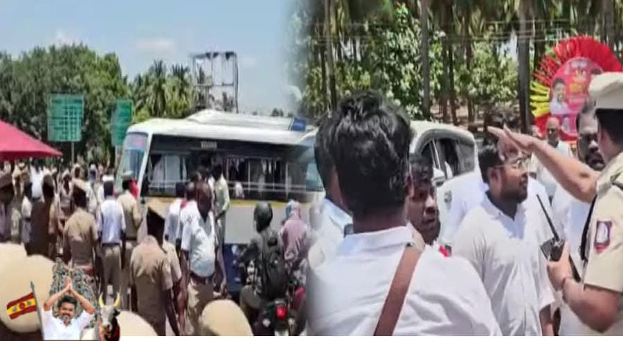 மாநாடு...! வாகனங்கள் செல்ல போலீசார் அனுமதி மறுப்பு...! தொண்டர்கள் அவதி...!