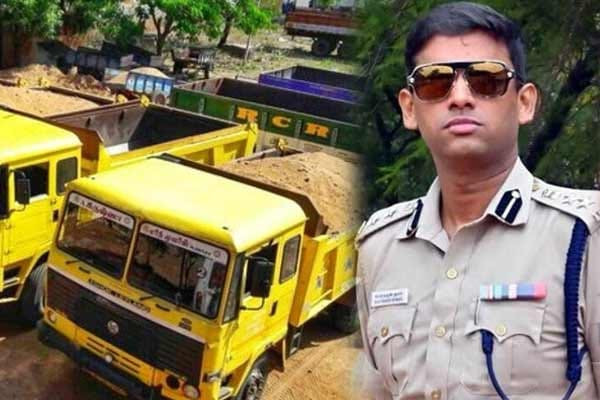 மணல் கடத்தல்..! திமுக நிர்வாகியின் 26 லாரிகள் பறிமுதல்..! டி.ஐ.ஜி. வருண்குமார் அதிரடி நடவடிக்கை..!