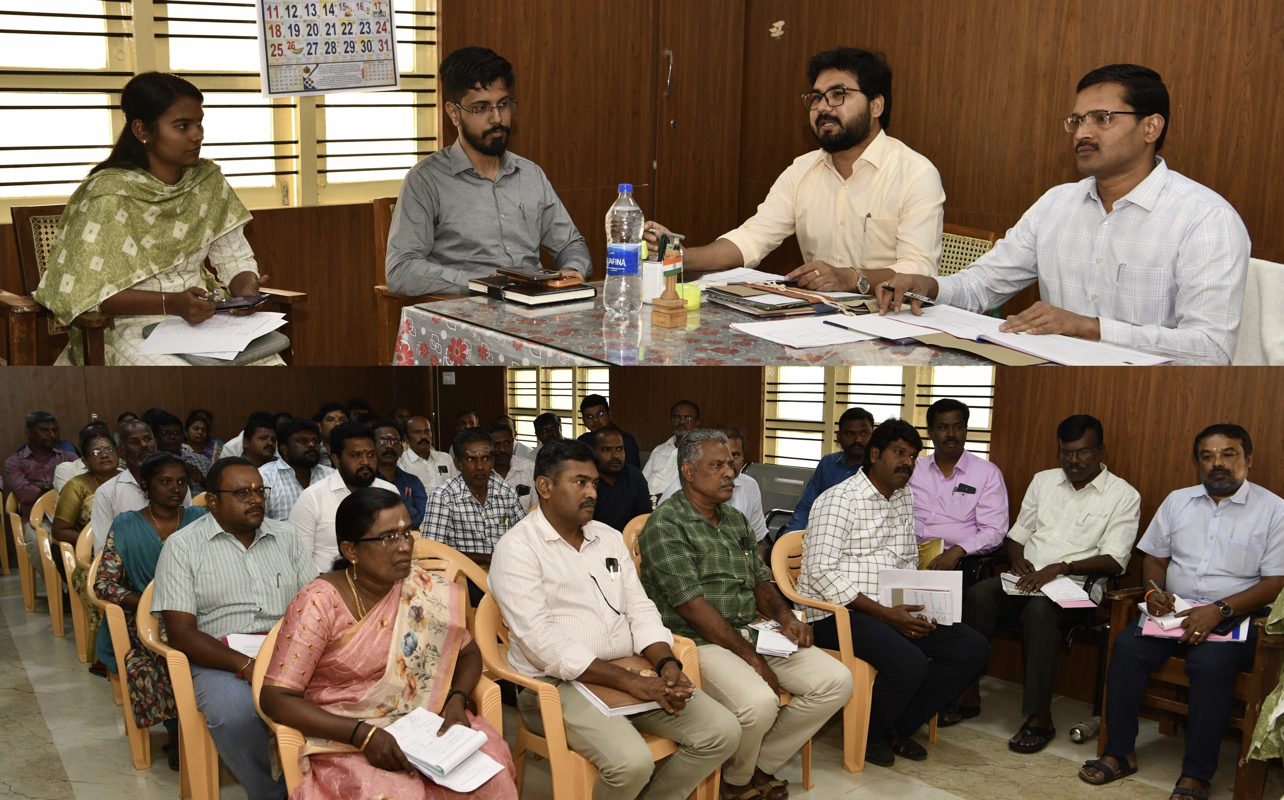 வாக்காளர் பெயர் சேர்த்தல் நீக்கம் திருத்தம் குறித்த ஆலோசனை கூட்டம்....!!!