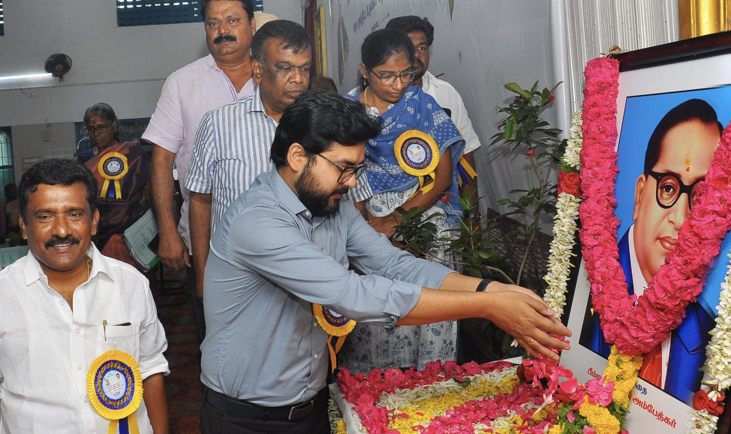 டாக்டர் அம்பேத்கார் நினைவு நாள்..!!! நலத்திட்ட உதவிகள் வழங்கிய கலெக்டர் ரஞ்சித் சிங்...!!!