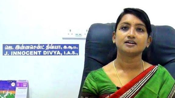 புதிய தலைமை...! இன்னசென்ட் திவ்யா IAS பொறுப்பேற்பு...!