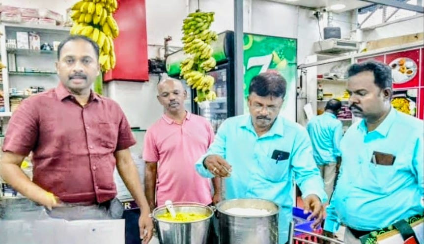 உணவு பாதுகாப்பு துறை அதிரடி சோதனை  -  அபதாரம் விதிப்பு  .!