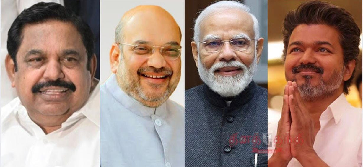 என் டி ஏ கூட்டணியில் விஜய்  -  டீலிங் ஓவர்  ! அரசியலில் அதிரடி திருப்பம் !! 