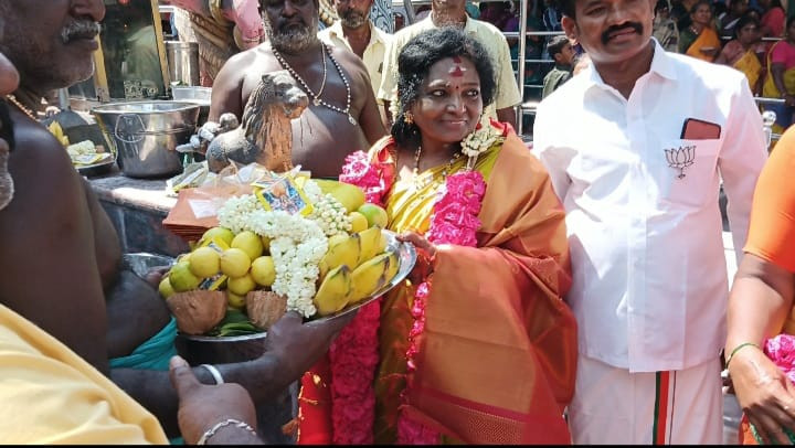 பாஜக பிரமுகர்களுக்கு...! உற்சாக வரவேற்பு...! எங்கு தெரியுமா...?