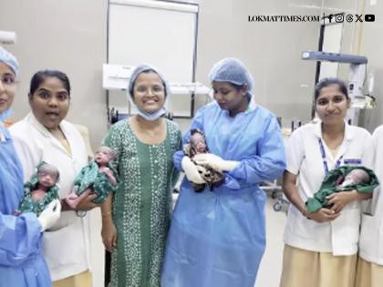 உலகையே திரும்பிப் பார்க்க வைத்த பிரசவம்...! குவியும் பாராட்டுக்கள்...!