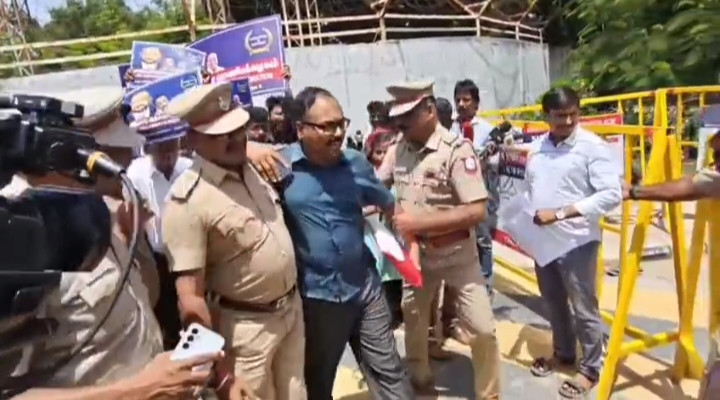இயக்கத்தின் ஒருங்கிணைப்பாளர் சென்னையில் கைது..! பெரும் பரபரப்பு....!