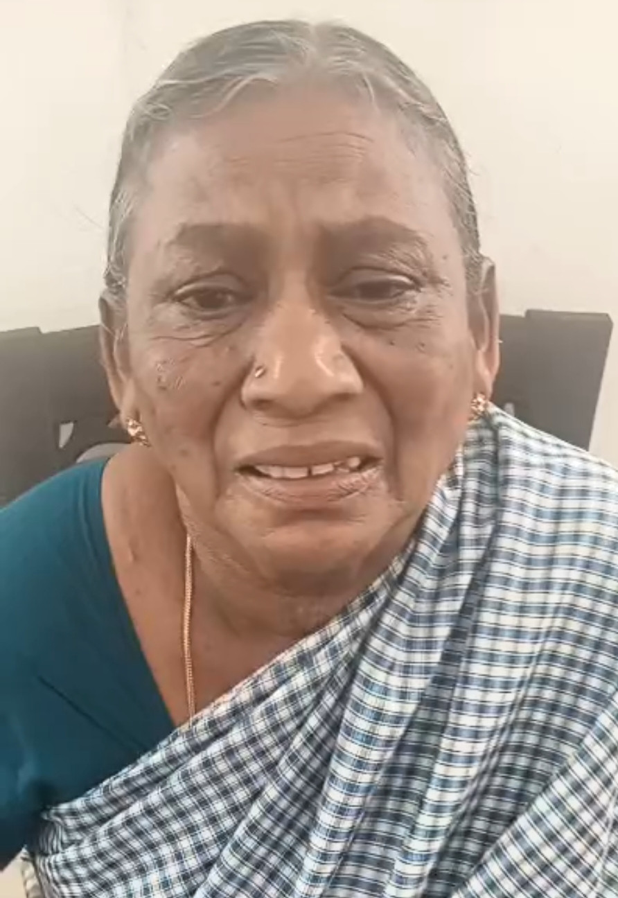 மகன் துன்புறுத்துவதாக கூறி தாய் கலெக்டரிடம் மனு...!!!