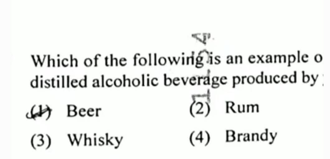 தேர்வில் மதுபானம் குறித்த கேள்வி..! சர்ச்சையில் சிக்கிய வினாத்தாள்...!