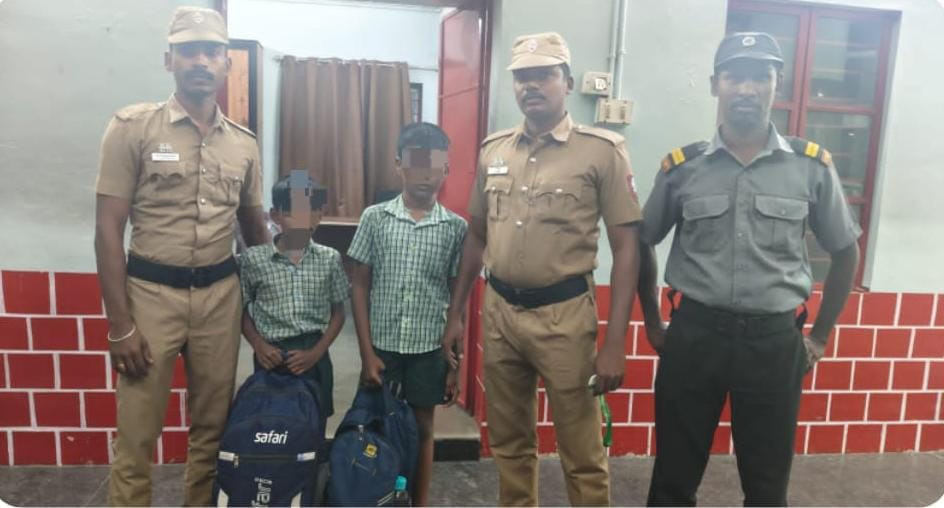 சிறுவர்கள் உடனடி மீட்பு - விரைவு நடவடிக்கை குழு (QRT) போலீசார் அதிரடி.! 