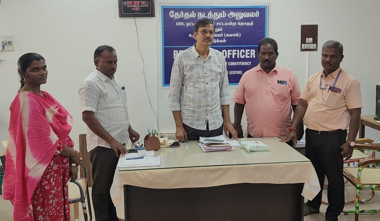 தேர்தல் பறக்கும் படை அதிரடி...! விதிமீறல்...! ரூ.96,500 பறிமுதல்...! 