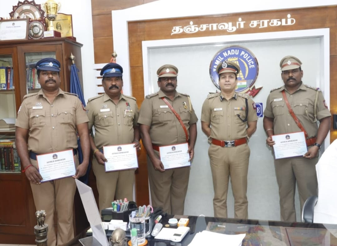 2 மணி நேரம் திக், தி க்...!! போலீசாருக்கு டி.ஐ.ஜி பாராட்டு...!!!!