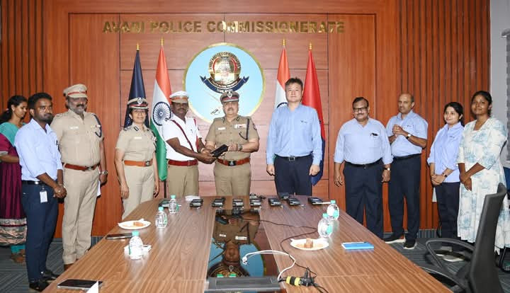 தனியார் நிறுவனத்தின் அற்புதமான முயற்சி...! காவல் ஆணையரகம் பெருமிதம்...!