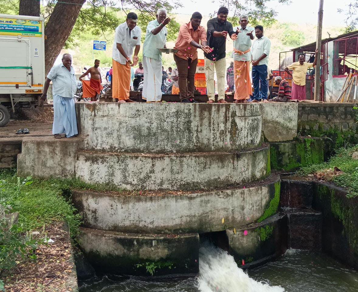 பாசனத்திற்காக 120 நாட்களுக்கு நீர் திறப்பு...! விவசாயிகள் மகிழ்ச்சி...!