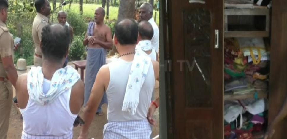 கணவன் மனைவியை கட்டி போட்டு திருட்டு...!!!