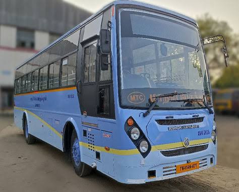 சென்னையில் ஓட்டுநருக்கு நேர்ந்த கொடூரம்....! அரசுப் பேருந்து மோதி இருவர் பலி...!