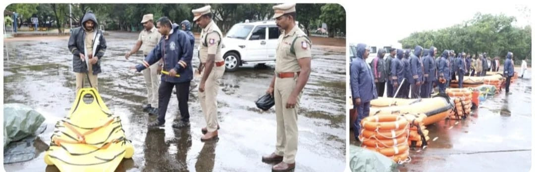 கனமழை எச்சரிக்கை..! வெள்ள மீட்புப் பணிக்கு முழு தயார்..! 