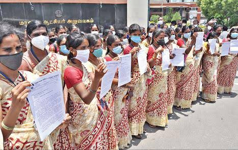 ஆஷா பணியாளர்கள்...! அரசுக்கு கோரிக்கை...! காரணம் என்ன தெரியுமா...?