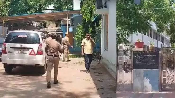 தனியார் பள்ளி வளாகத்தில் மாணவனுக்கு வெட்டு...! காவல்துறை தீவிர விசாரணை....! 