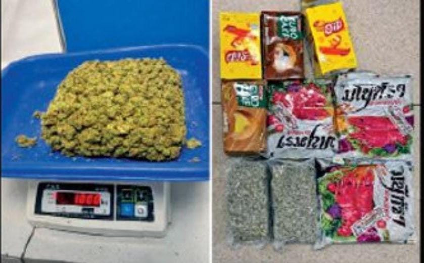 உயர்ரக கஞ்சா கடத்தல்  - கேரளா இளைஞர்கள் 6 பேர்  கைது  !