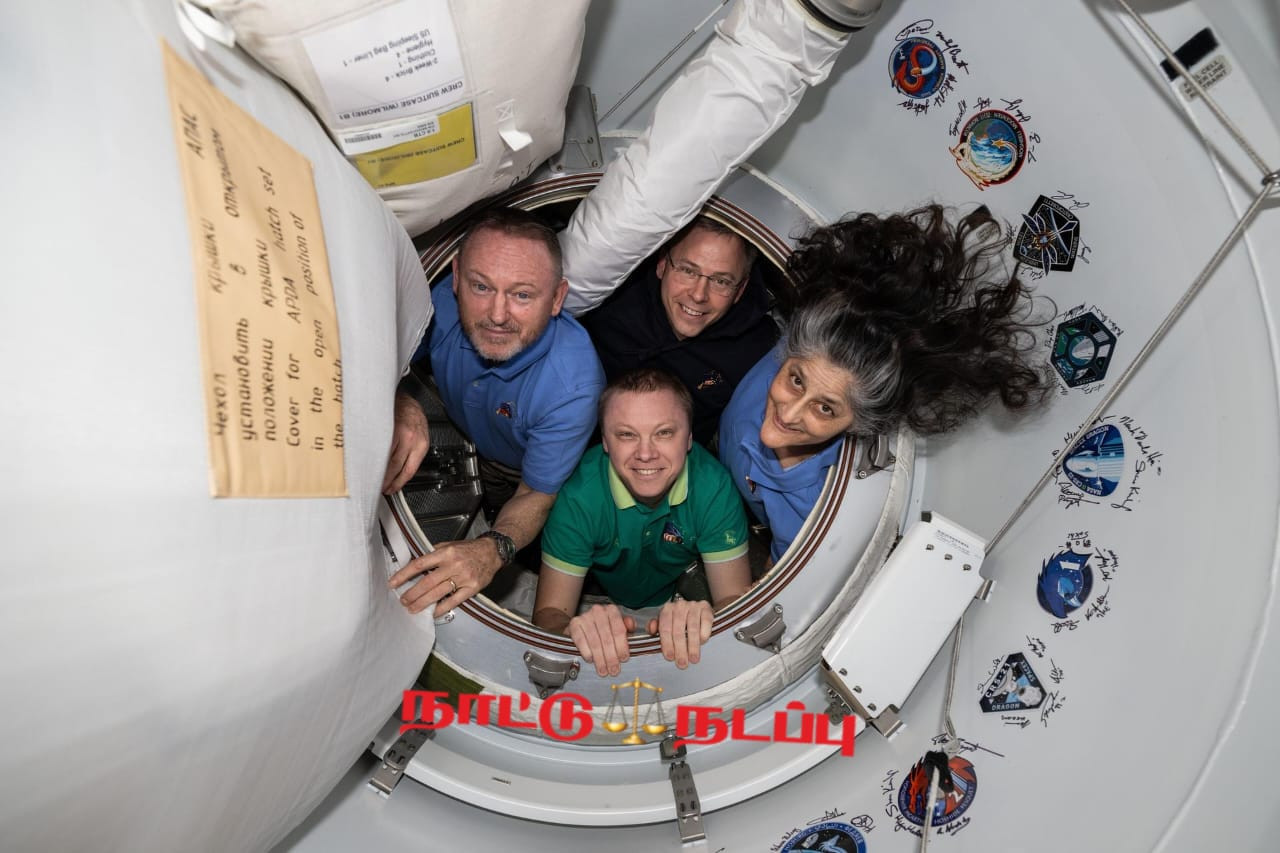 பூமிக்கு திரும்புகிறார் சுனிதா வில்லியம்ஸ் ;